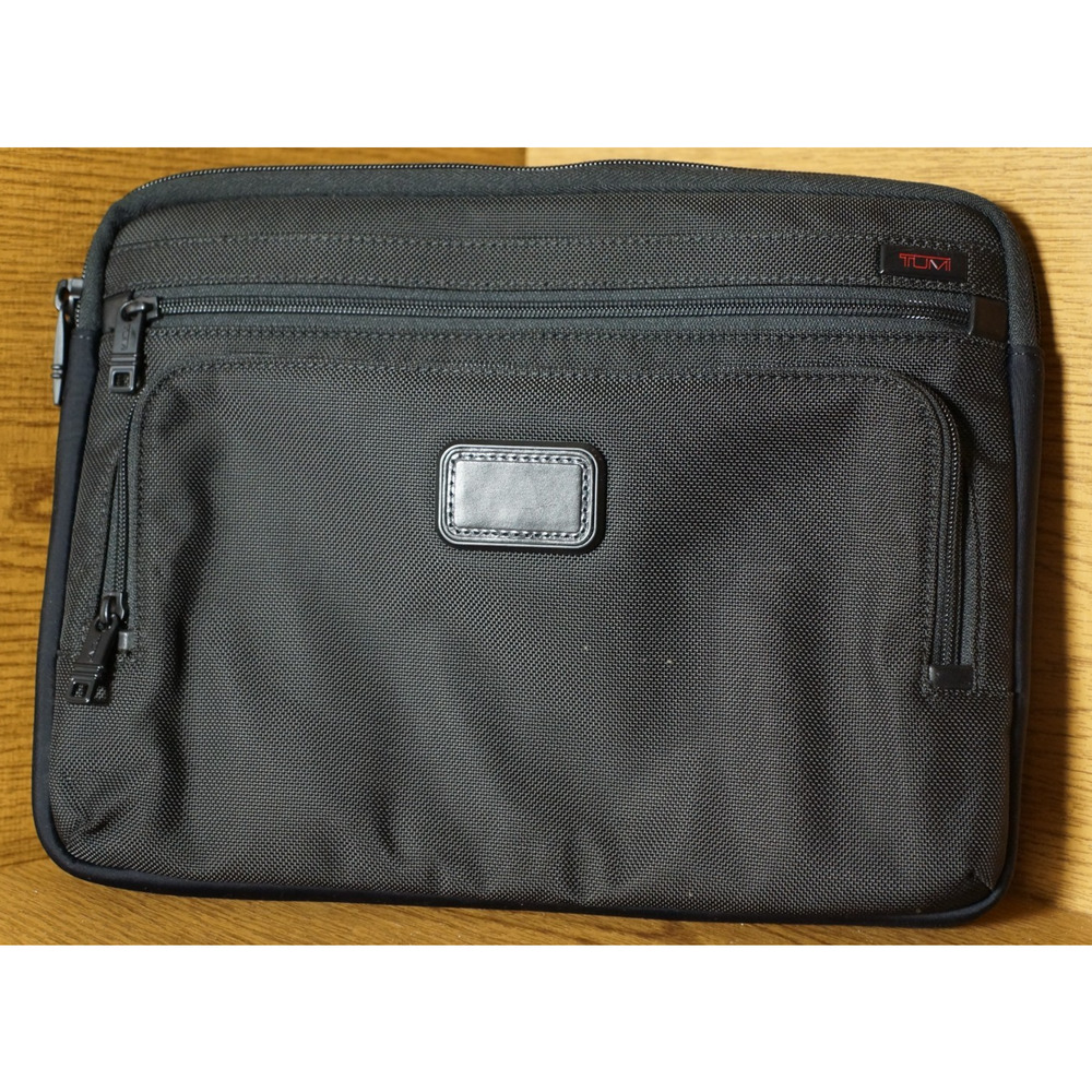 TUMI Alpha 2 3 Bravo Ballistic Nylon Padded Tablet iPad Case Sleeve Black